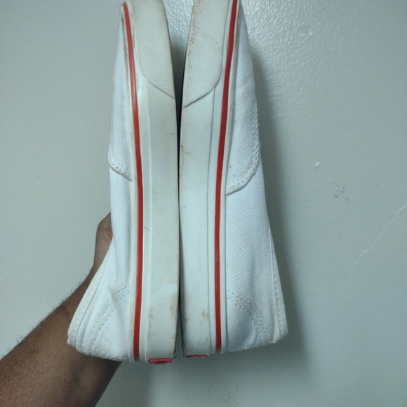 Redley Unisex White Skateboarding Sneakers Size 5 - Picture 6 of 13